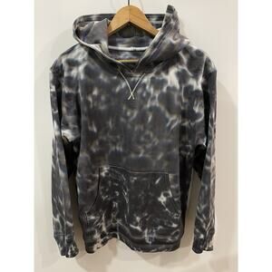 Lululemon All Yours Hoodie Tie Dye *Fleece Marmoleado Tie Dye Gray White SIze 6